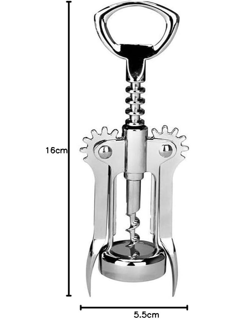 Corkscrew Stainless Steel  with Pothook - Can & Bottle Opener - Image 4